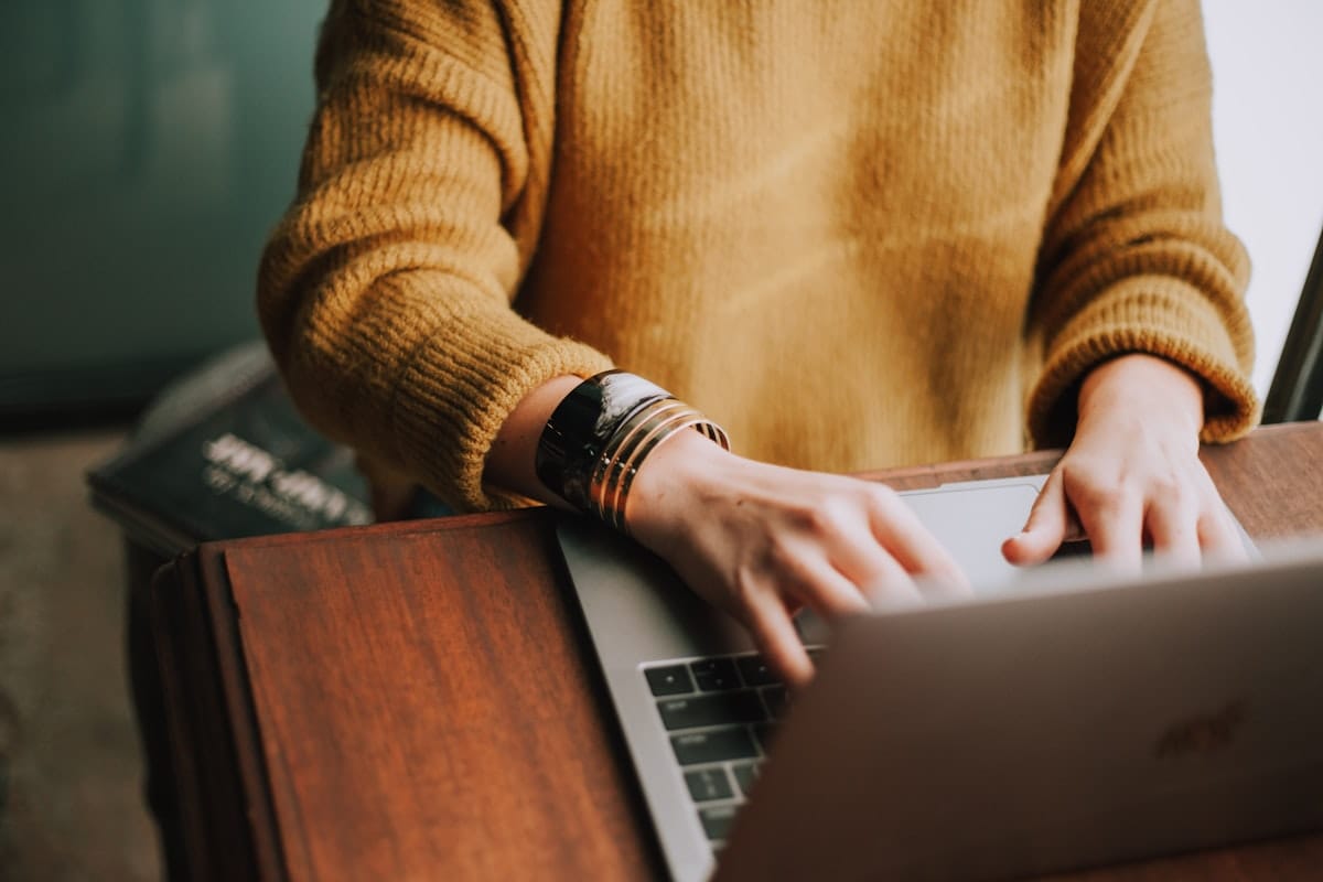 Developer building a design-driven website